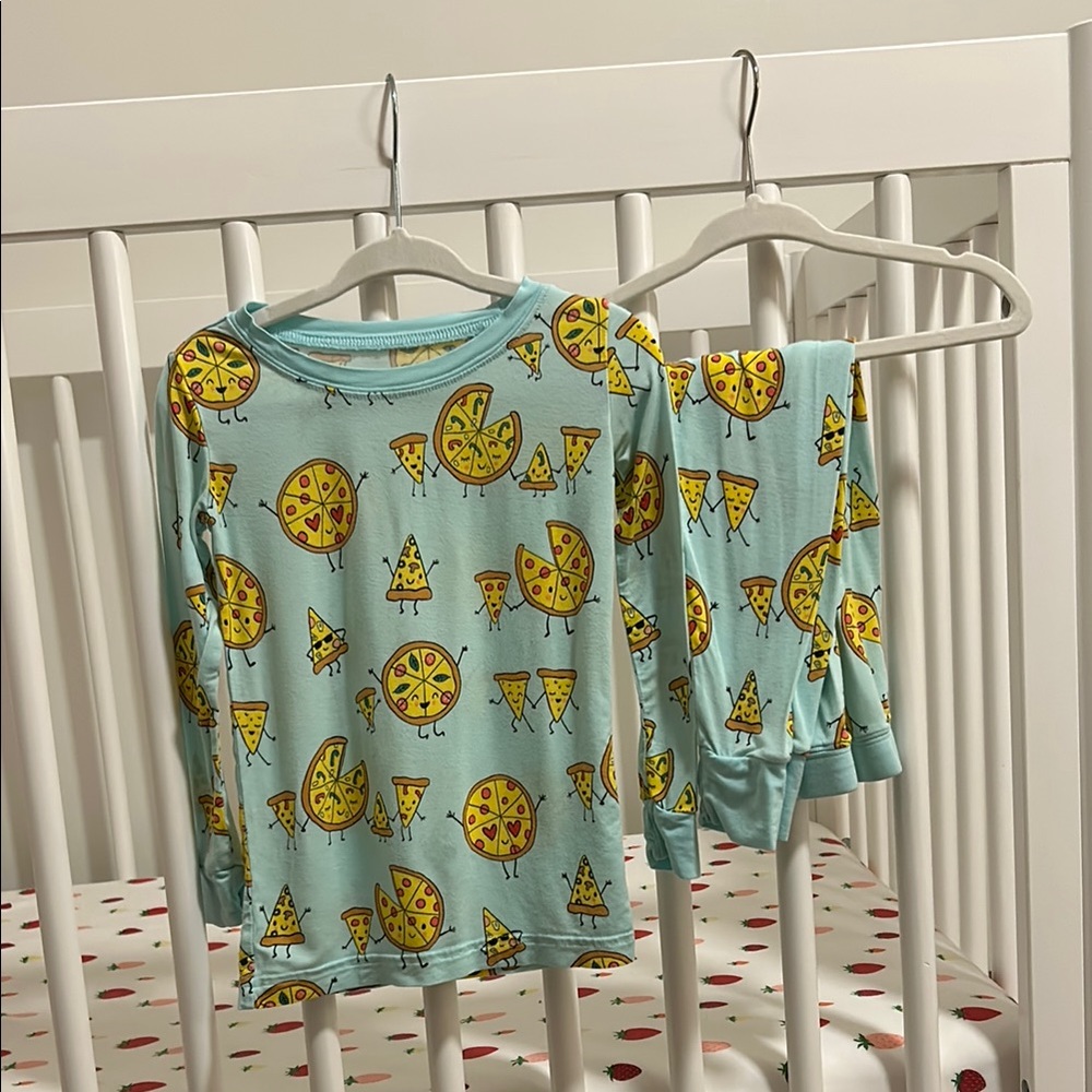 Little Sleepies Pizza Print Two Piece
